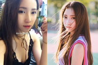 同济校花置身麦田神情陶醉