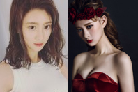 同济校花置身麦田神情陶醉