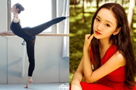 同济校花置身麦田神情陶醉