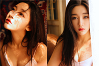 同济校花置身麦田神情陶醉