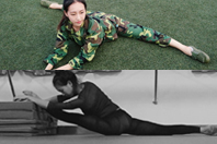 同济校花置身麦田神情陶醉