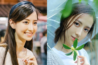 同济校花置身麦田神情陶醉