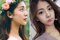 同济校花置身麦田神情陶醉