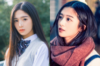 同济校花置身麦田神情陶醉