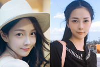 同济校花置身麦田神情陶醉