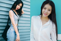 同济校花置身麦田神情陶醉