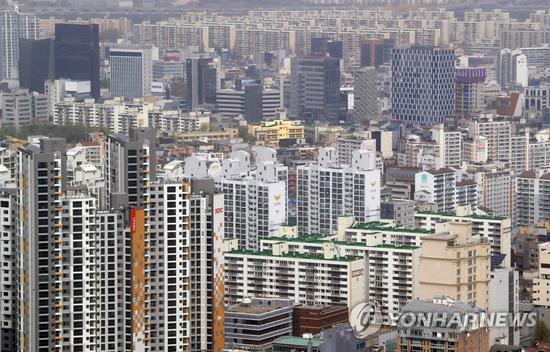 首尔市一处住宅区
