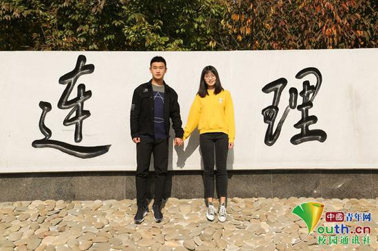图为盛达(左)和刘樾。中国青年网通讯员 王翘楚 摄