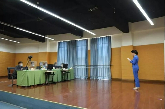 播音考试进行中