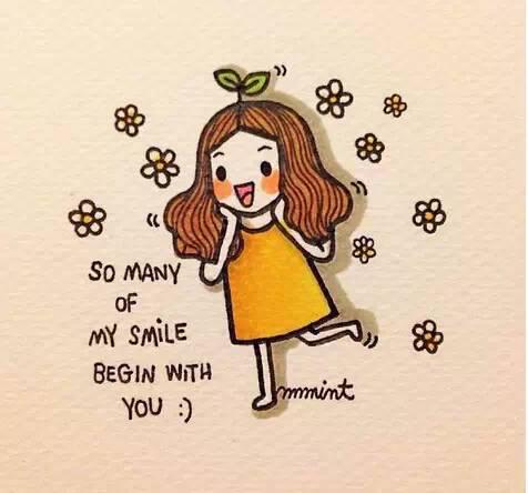 So many of my smiles begin with you.