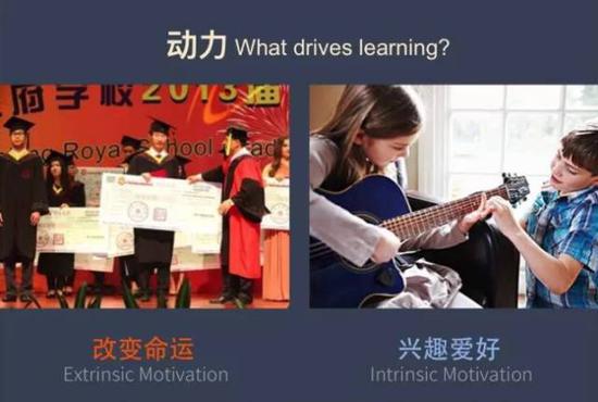 其实,由兴趣引发的学习动力一定比功利的目标引发的动力更持久而有力。
