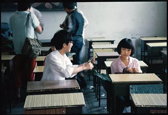 北京第一七一中学教室,1985年7月