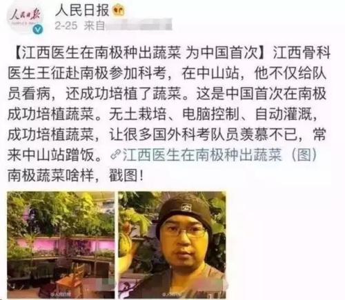 宇航员在“天宫二号”中栽培生菜:
