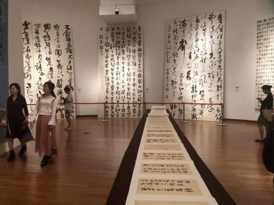 中国美院中国画与书法艺术学院毕业展展览现场