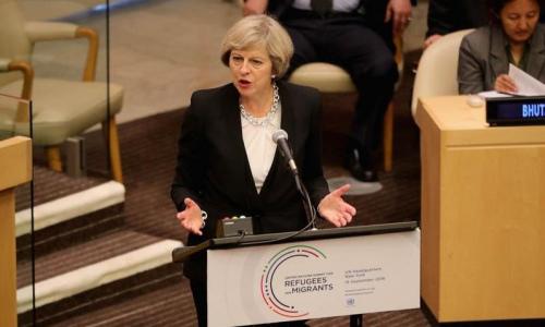英国首相呼吁管控边境全球联合应对“移民失控”