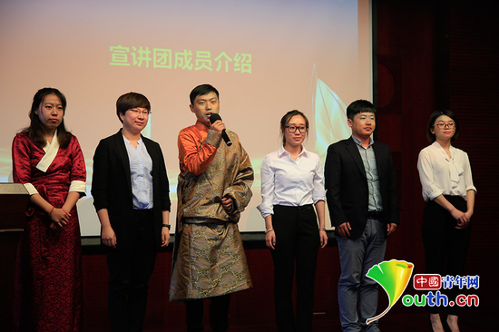 　　优秀西部计划志愿者代表。中国青年网记者 黄昂瑾 摄