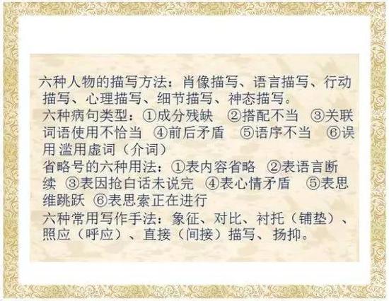 2017北京中考语文考点大全 套路满满的|中考|语文