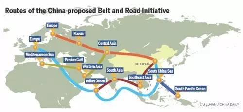 “一带一路”区域版图