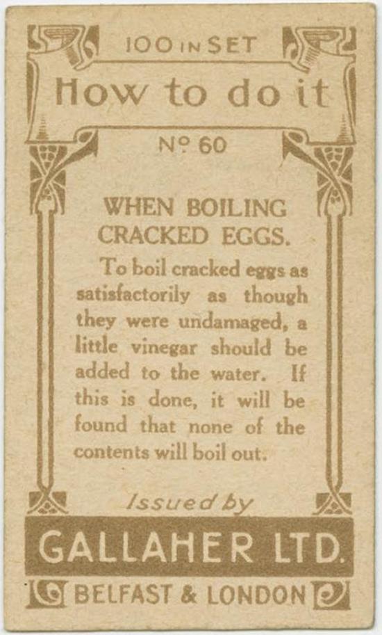 When Boiling Cracked Eggs