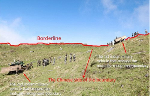 印度越境:中国坚决维护边境主权(双语)