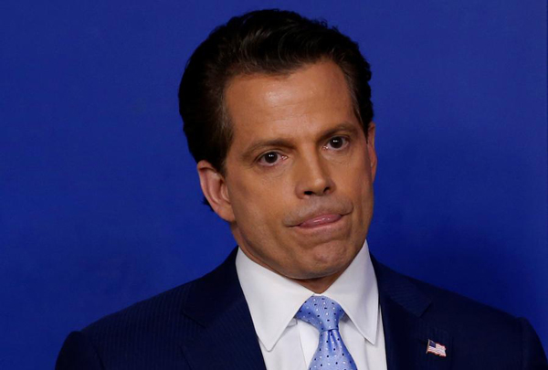 New White House Communications Director Scaramucci stands by during the daily briefing at the White House in Washington reuters 2017-08-01