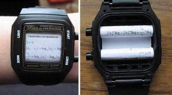 学生们为了考试作弊都开过怎样的脑洞?