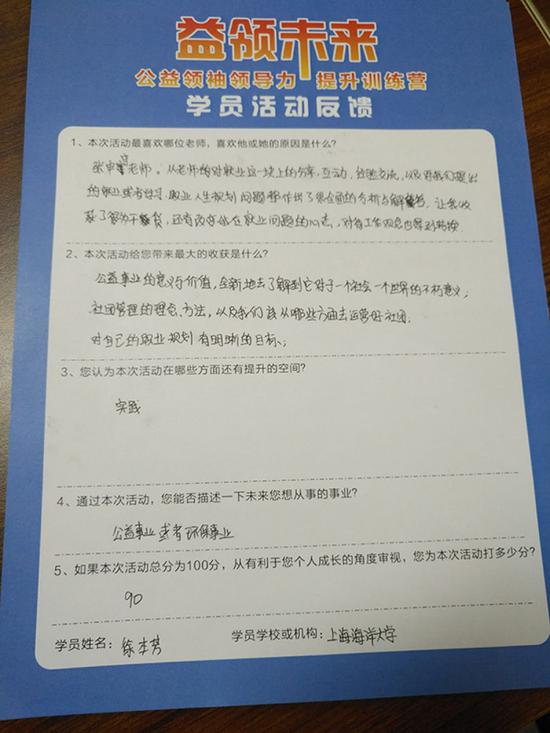 学员反馈