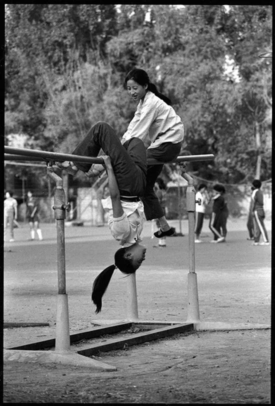 北京第一七一中学操场,1985年8月