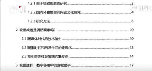 对于有网友质疑，硕士论文写“吸猫”是否合适？结论是否太大了？