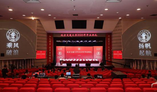 北京交通大学2020年毕业典礼举行