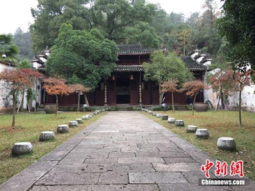 鹅湖书院。中新网记者 宋宇晟 摄