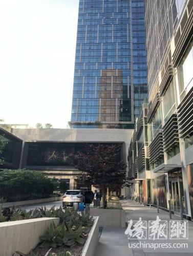 资料图片:洛杉矶某公寓。(图片来源:美国侨报记者 王珂莹 摄)