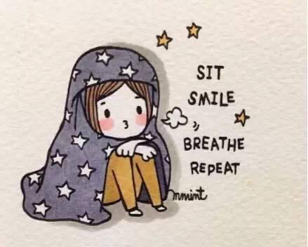 Sit, smile, breathe, repeat!