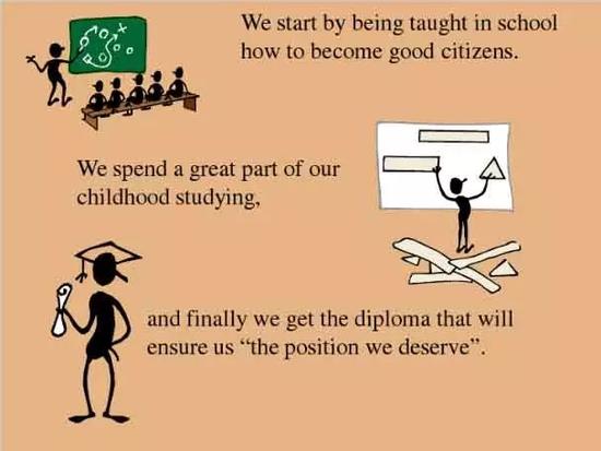 We start by being taught in school how to become good citizens.