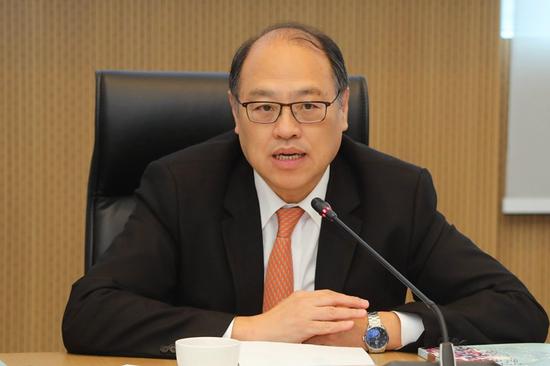 香港理大校董会主席林大辉博士致辞,欢迎河北省政府访问团到访香港理大