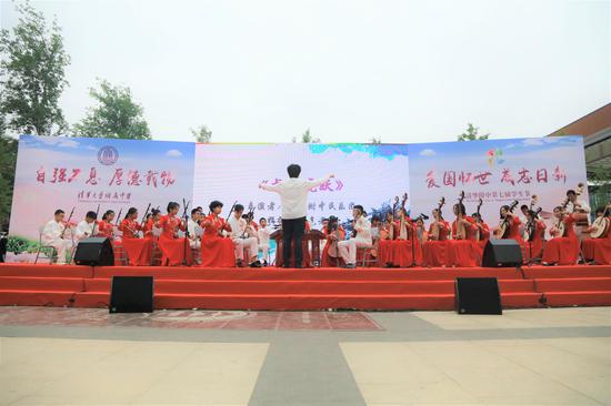 學生節開幕式民樂隊演奏