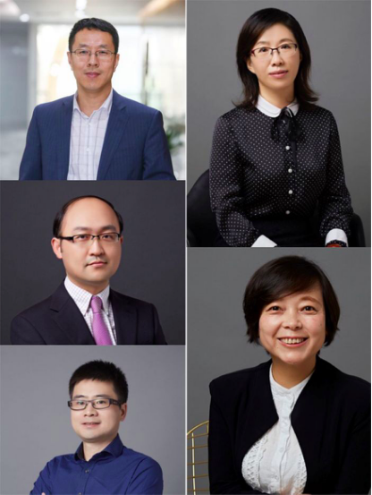 五位课程组组长:杜伟宇、吴一帆、郝斌、于立宏、费鸿萍