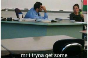 美高女生抓拍男老师搭讪女同事照片走红网络