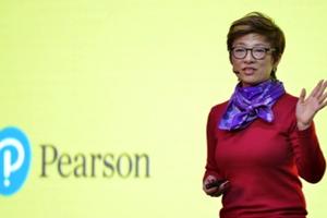 培生集团大中华区董事总经理萧洁云女士发表主题演讲