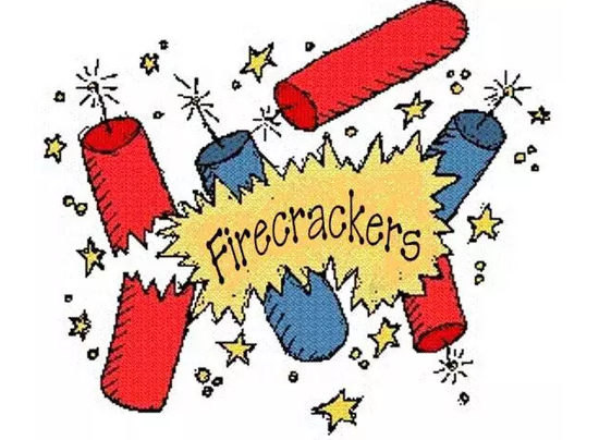 为什么鞭炮叫firecrackers?