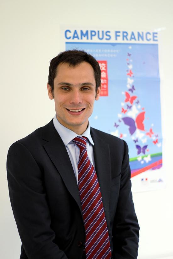 法国驻华大使馆高等教育合作副专员-法国高等教育署中国总协调欧杰先生