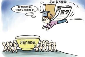 海归之殇：留学花40多万回国只盼月挣1500