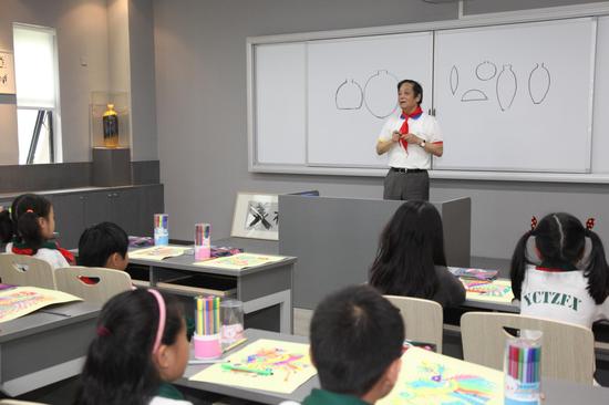 育才学校通州分校美林教室举行挂牌仪式|韩美