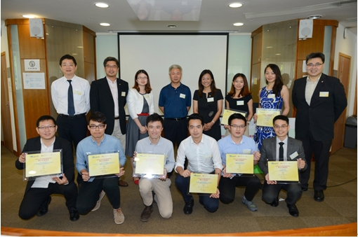 上海市大学生科技创业基金会-理大专项基金2015年度获资助队伍合照