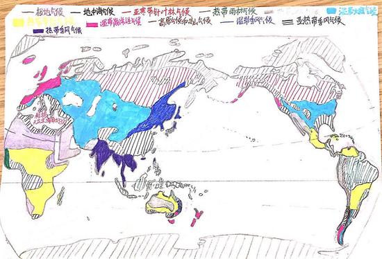 河北高考状元笔记曝光 手绘地图惊艳