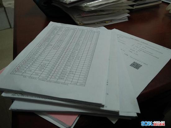 小老板20多年前高考落榜没钱复读 现资助124人 厚厚的汇款记录单