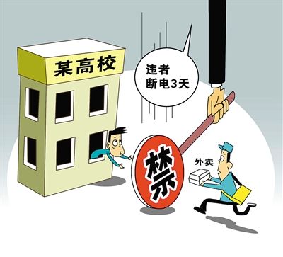 高校禁止学生订外卖有矫枉过正之嫌|学生|用餐