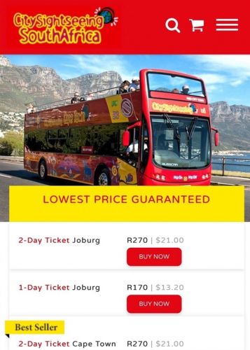 拿下非洲最富国家 南非观光巴士可支付宝买票