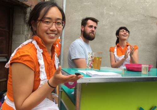 卢康妮一直热中于昆虫的一切，并且致力于让更多的人了解昆虫食物的好处，推动昆虫食用规模化。(美国《世界日报》记者李硕／摄影)