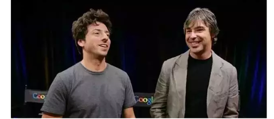 谷歌创始人谢尔盖•布林（Sergey Brin）和拉里•佩奇（Larry Page）